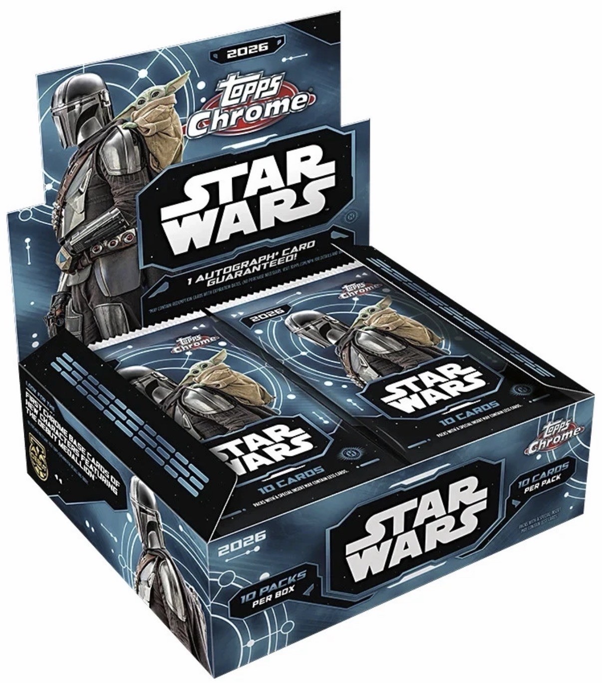2026 Topps Chrome Star Wars - Hobby Box Sealed PRESALE 09/30 2026 Topps Chrome Star Wars - Hobby Box Sealed PRESALE 09/30