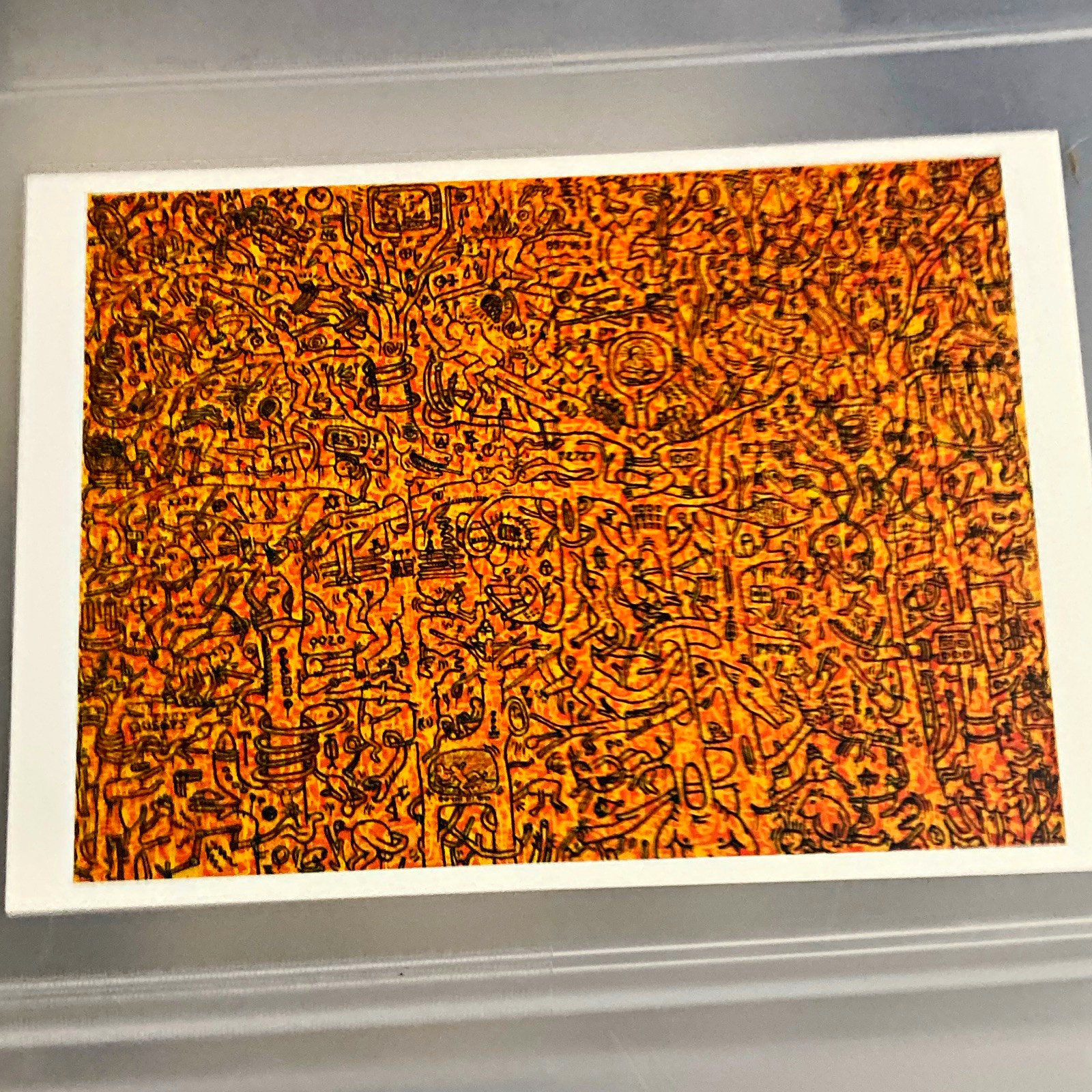 Keith Haring  Postcard” The Last Rainforest\