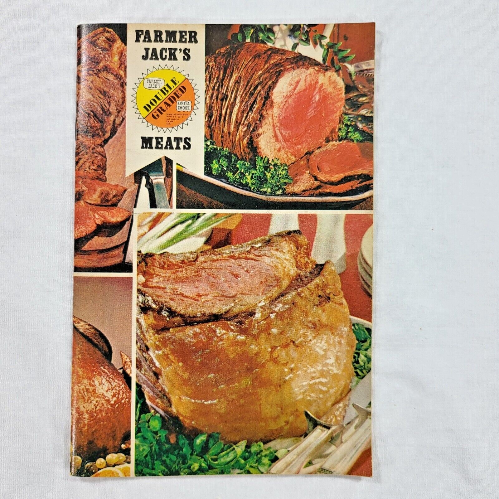 1968 Farmer Jack\'s Double Graded Meats Manual & Cookbook