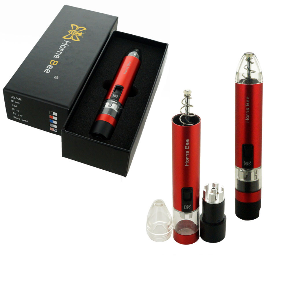 Electrical Metal Grinder Automatic Tobacco Spice Herb Crusher Horne Bee Red Electrical Metal Grinder Automatic Tobacco Spice Herb Crusher Horne Bee Red