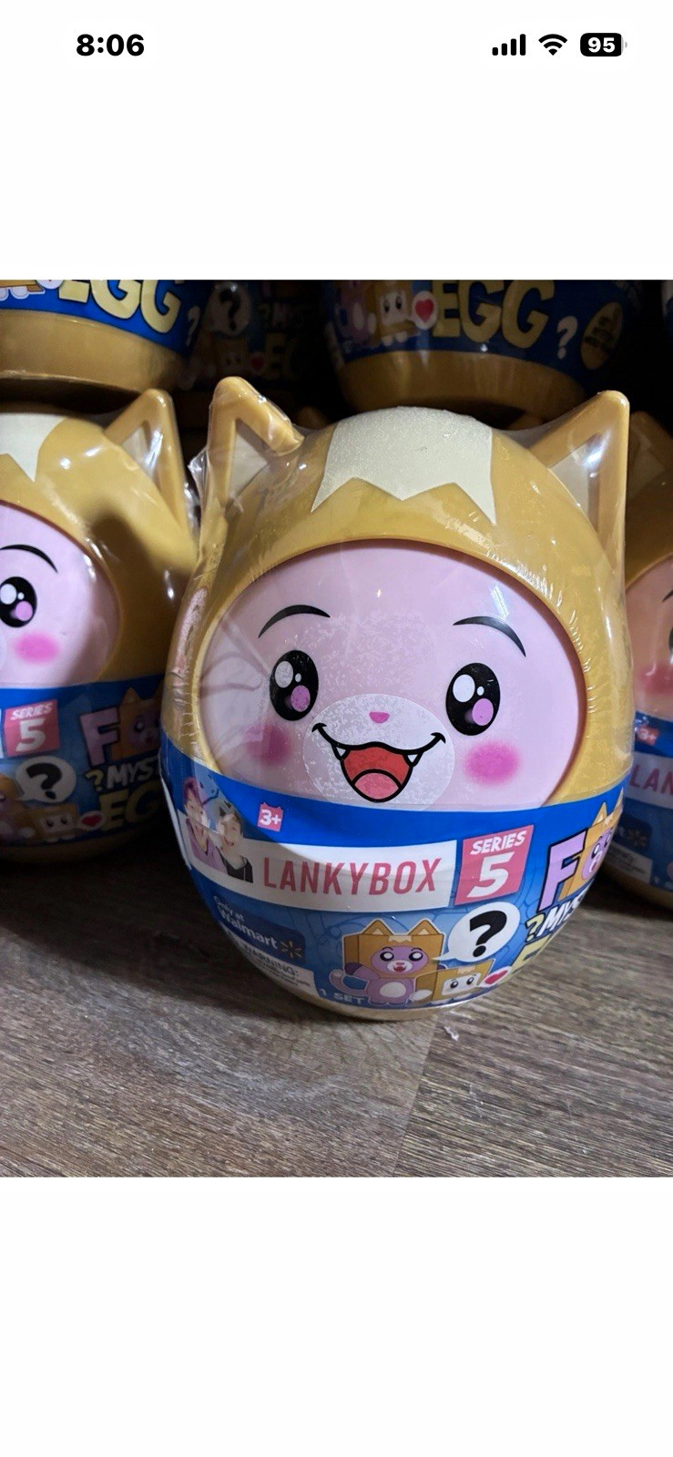 LankyBox S5 Foxy Walmart Exclusive Mystery Egg Blind Pack w/ Stickers