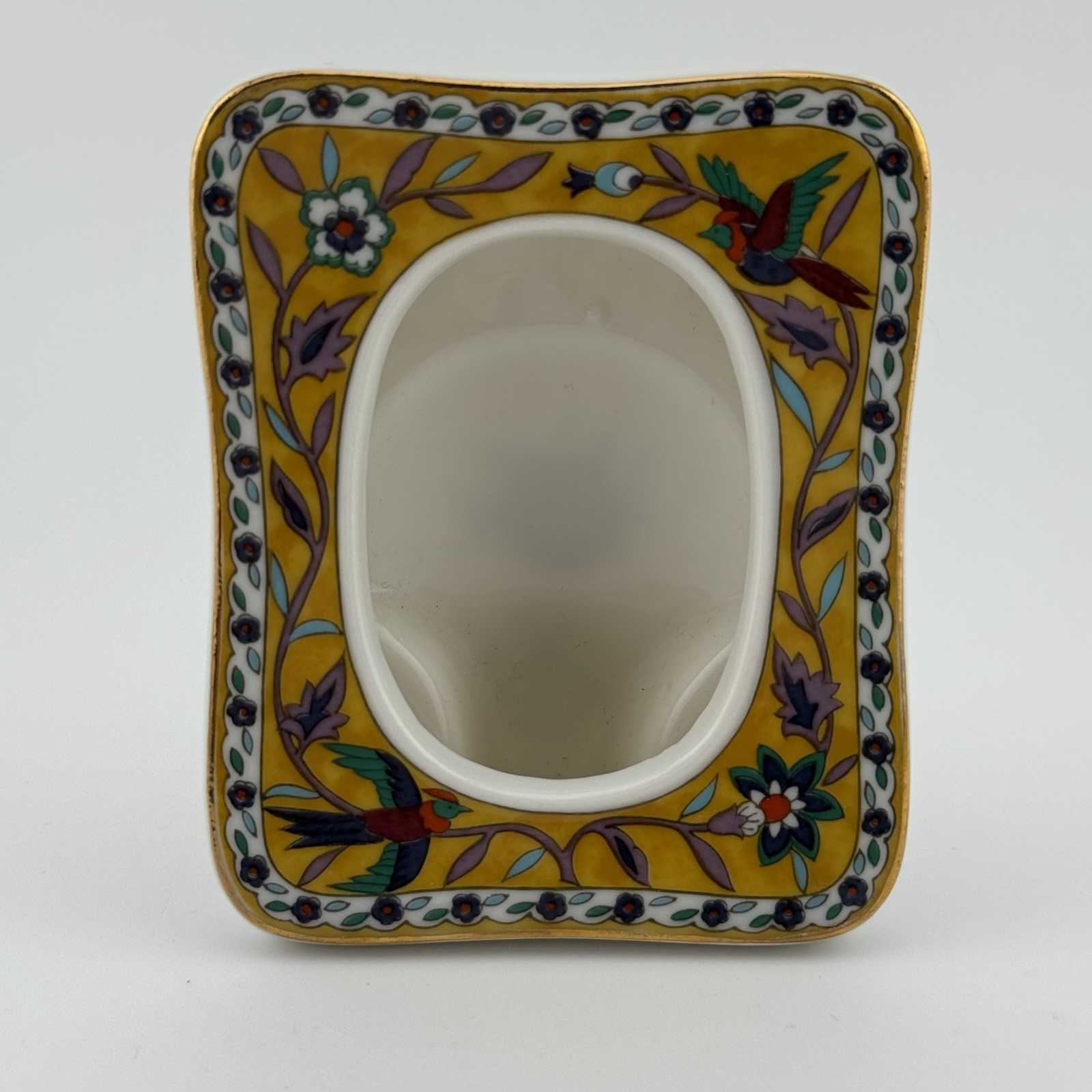 Vintage 1983 Takahashi Silk Road 2x3 Porcelain Picture Frame