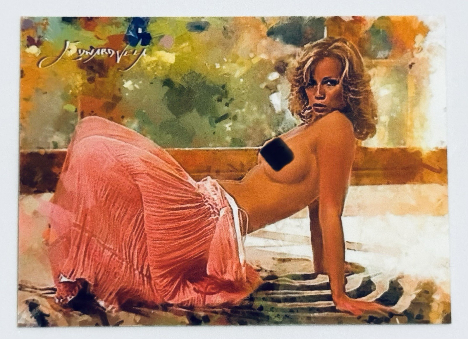Sondra Theodore Edward Vela Model Limited Edition Art Card-13/50 Signed