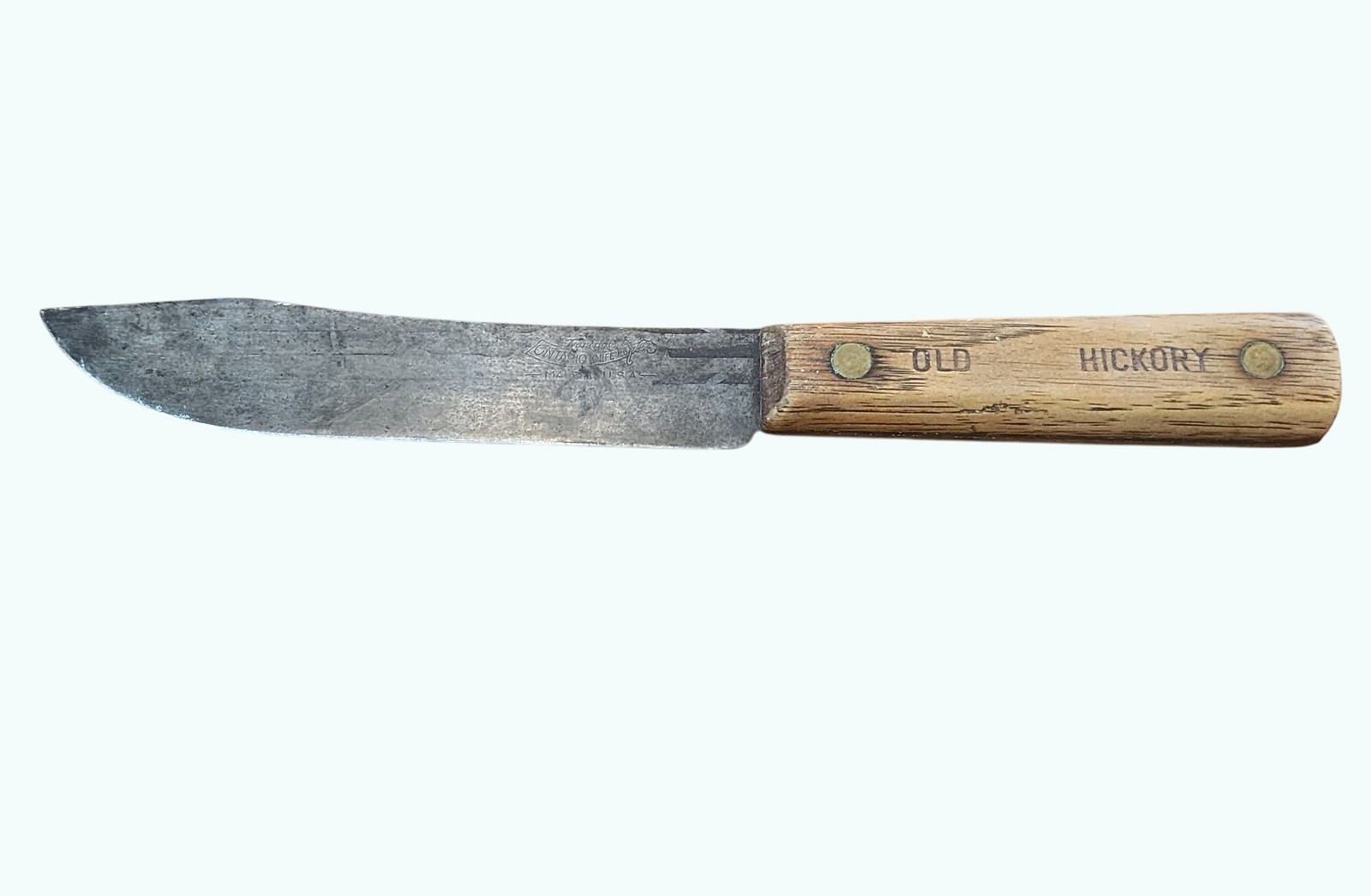 Vtg Old Hickory Tru Edge Ontario Knife Boning Butcher Carving 6” Blade USA Made Vtg Old Hickory Tru Edge Ontario Knife Boning Butcher Carving 6” Blade USA Made