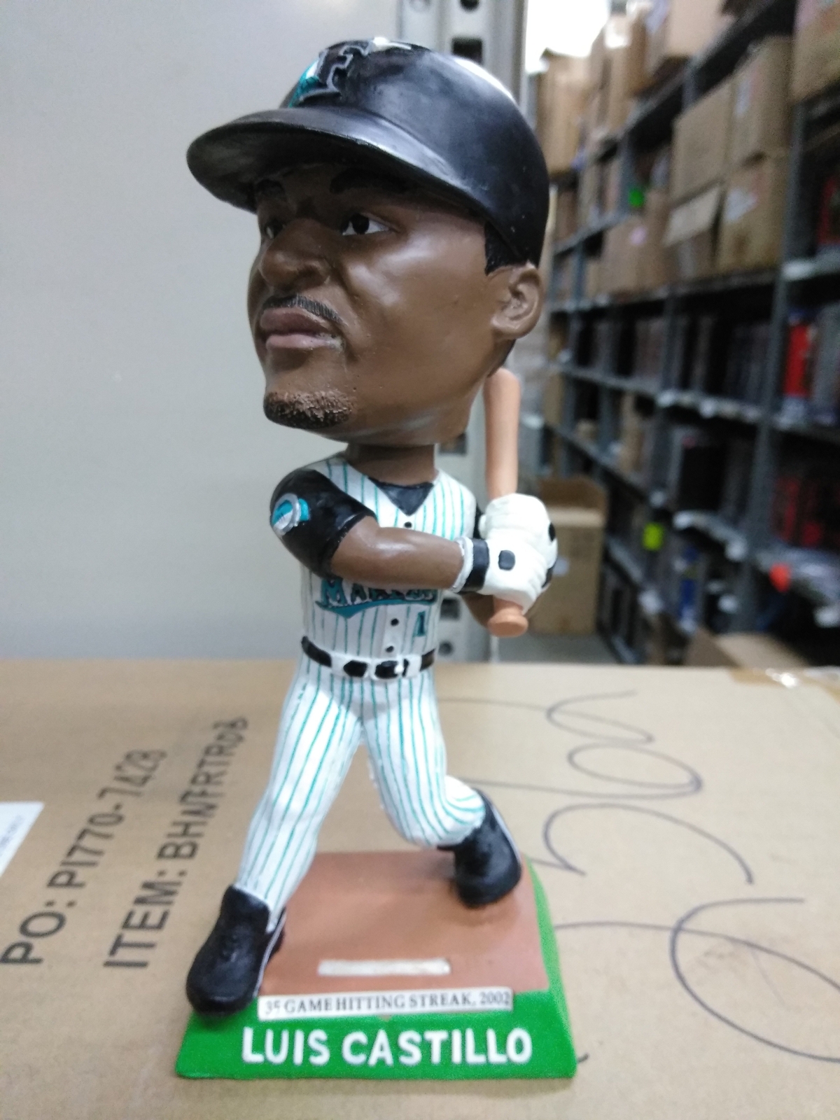 Luis Castillo #1 Marlins Bobblehead Bobble head Luis Castillo #1 Marlins Bobblehead Bobble head