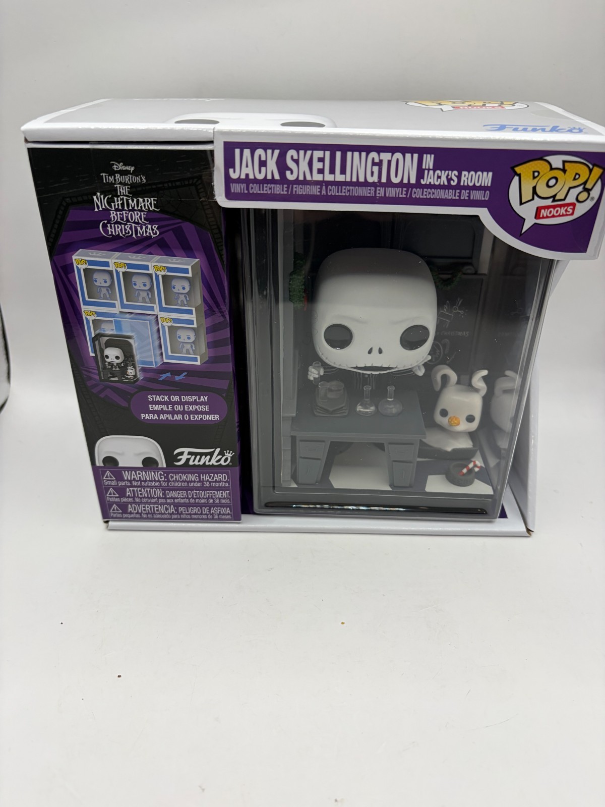 Funko POP Nooks Jack Skellington Room Nightmare Before Christmas 3D IN HAND Funko POP Nooks Jack Skellington Room Nightmare Before Christmas 3D IN HAND