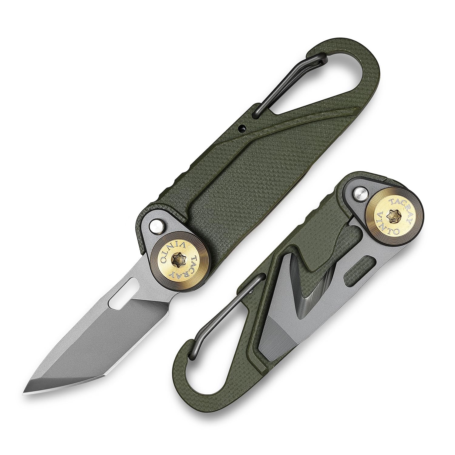 TACRAY Vinto 5-in-1 Small Pocket Knife – Ultra-Light Compact Multitool with U...