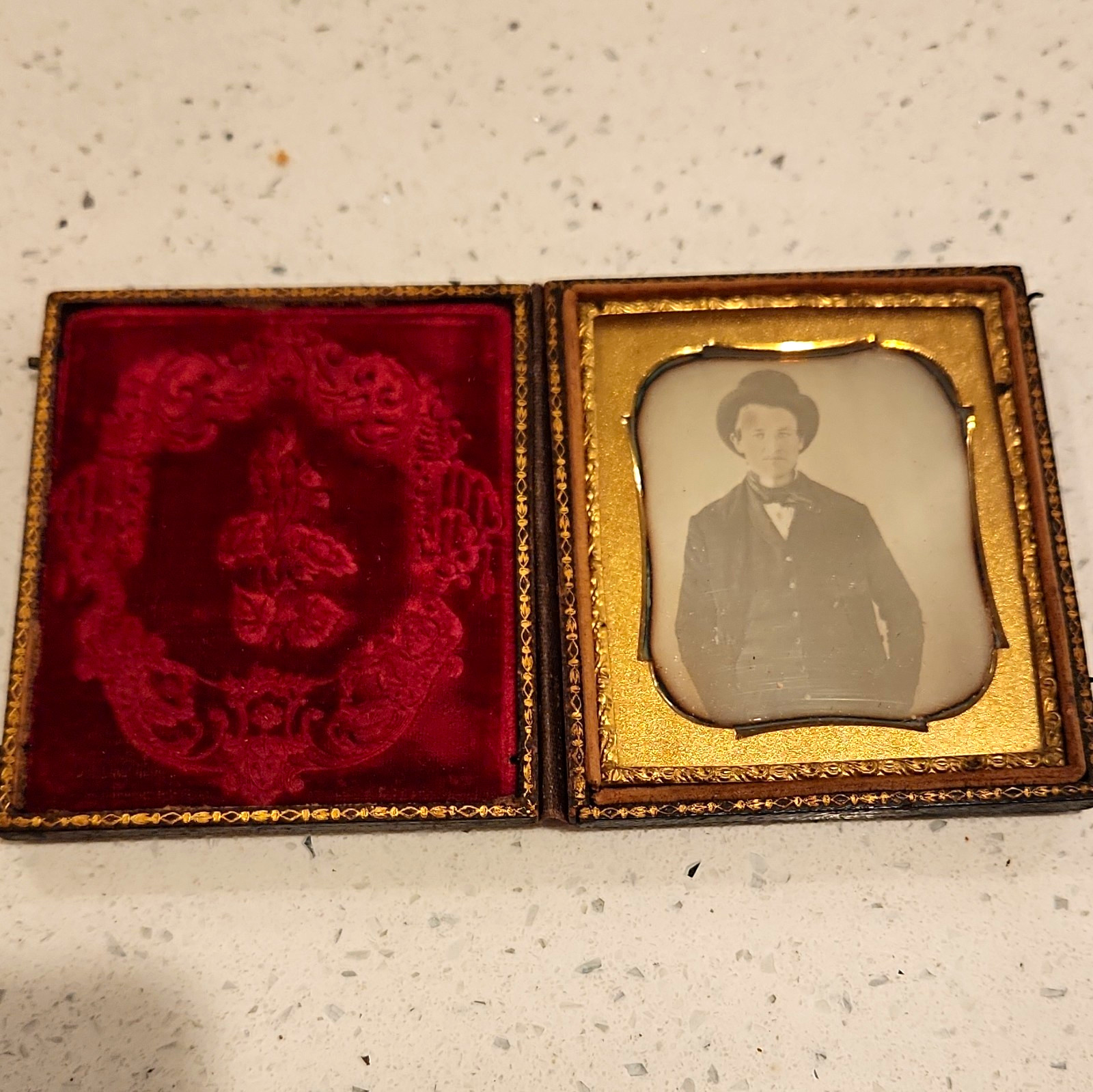 Antique Cabinet Card Albumen Portrait Photo of Men B&W 1850-1899 Union Case