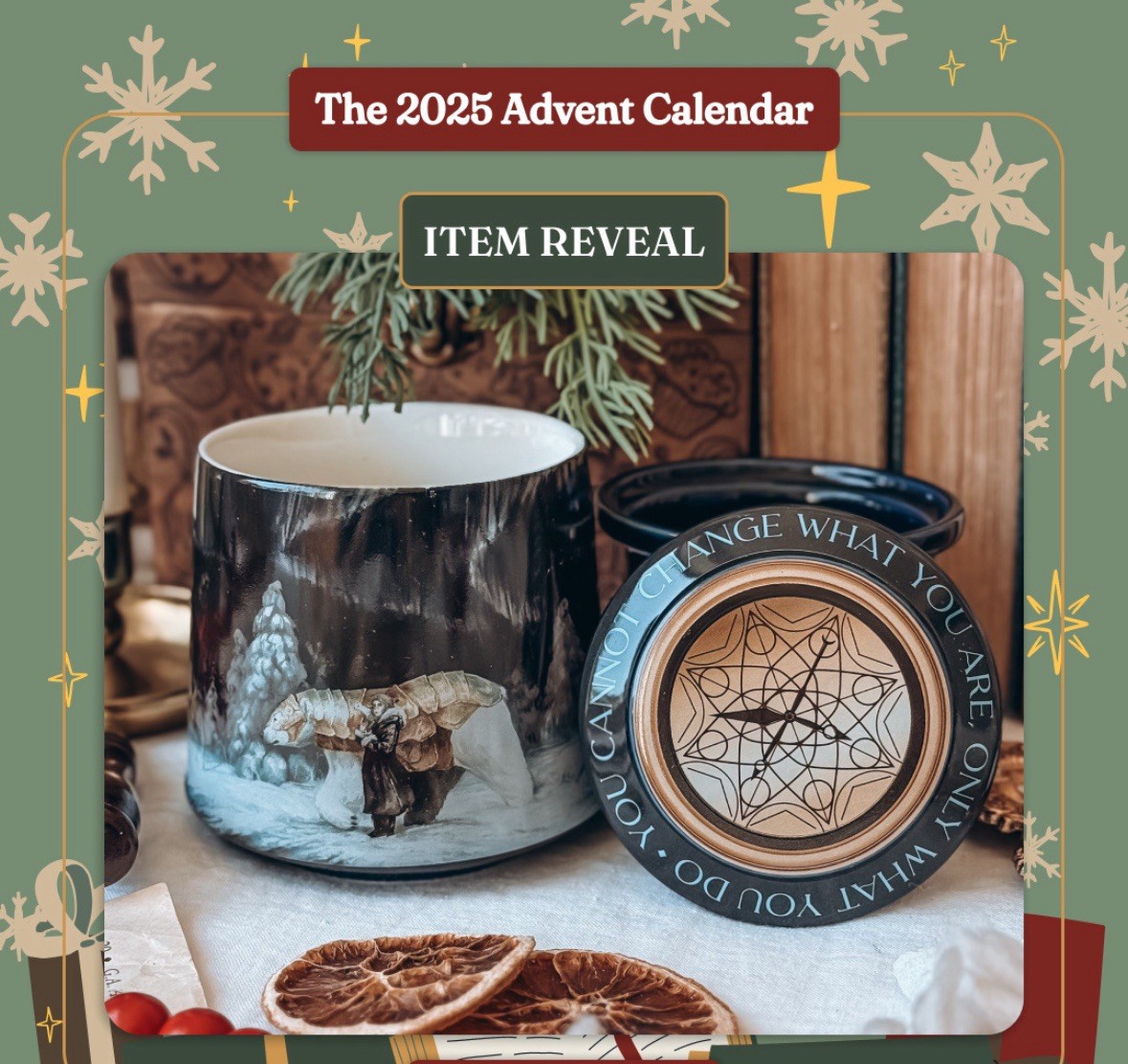 The Golden Compass 2025 Mug & Tea Steeper  from Owlcrate