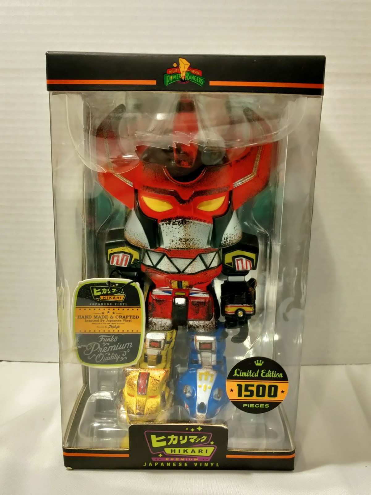 Funko Hikari Japanese Vinyl Megazord(Relic) Battle Damaged Limited Edition 1500 Funko Hikari Japanese Vinyl Megazord(Relic) Battle Damaged Limited Edition 1500