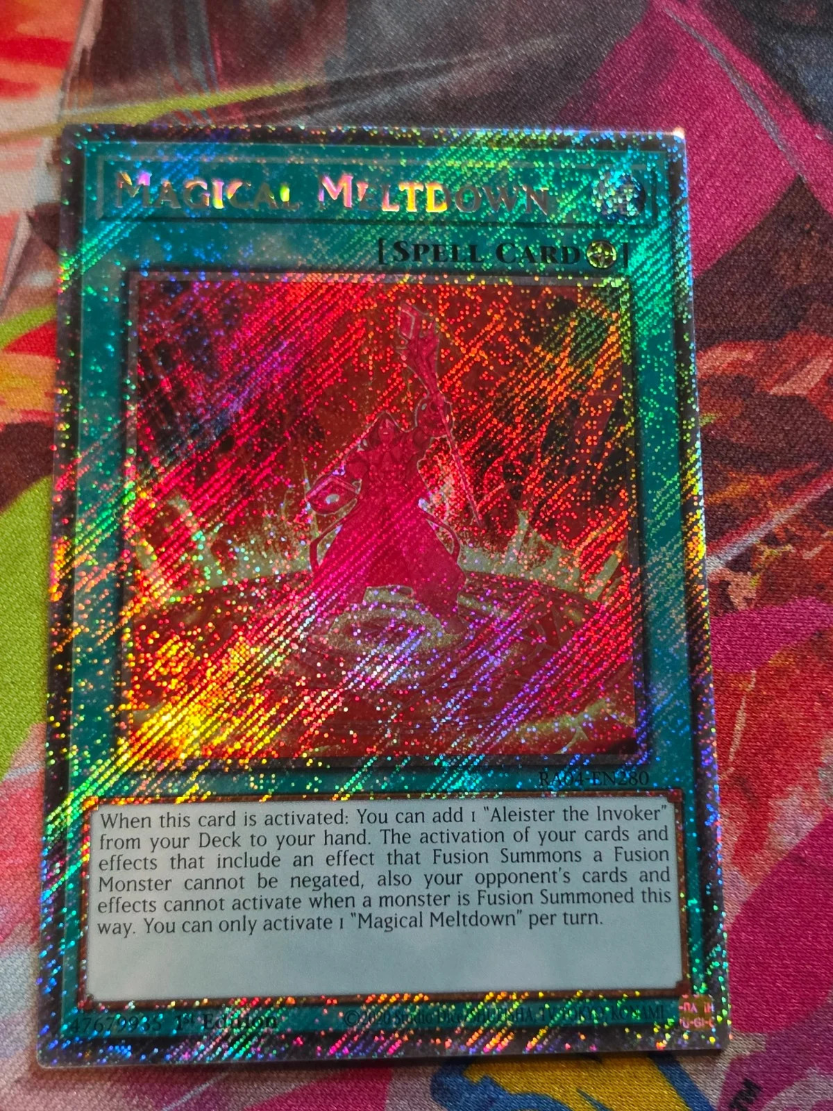 Magical Meltdown (Platinum Secret Rare) Platinum Secret Rare Quarter Century Sta