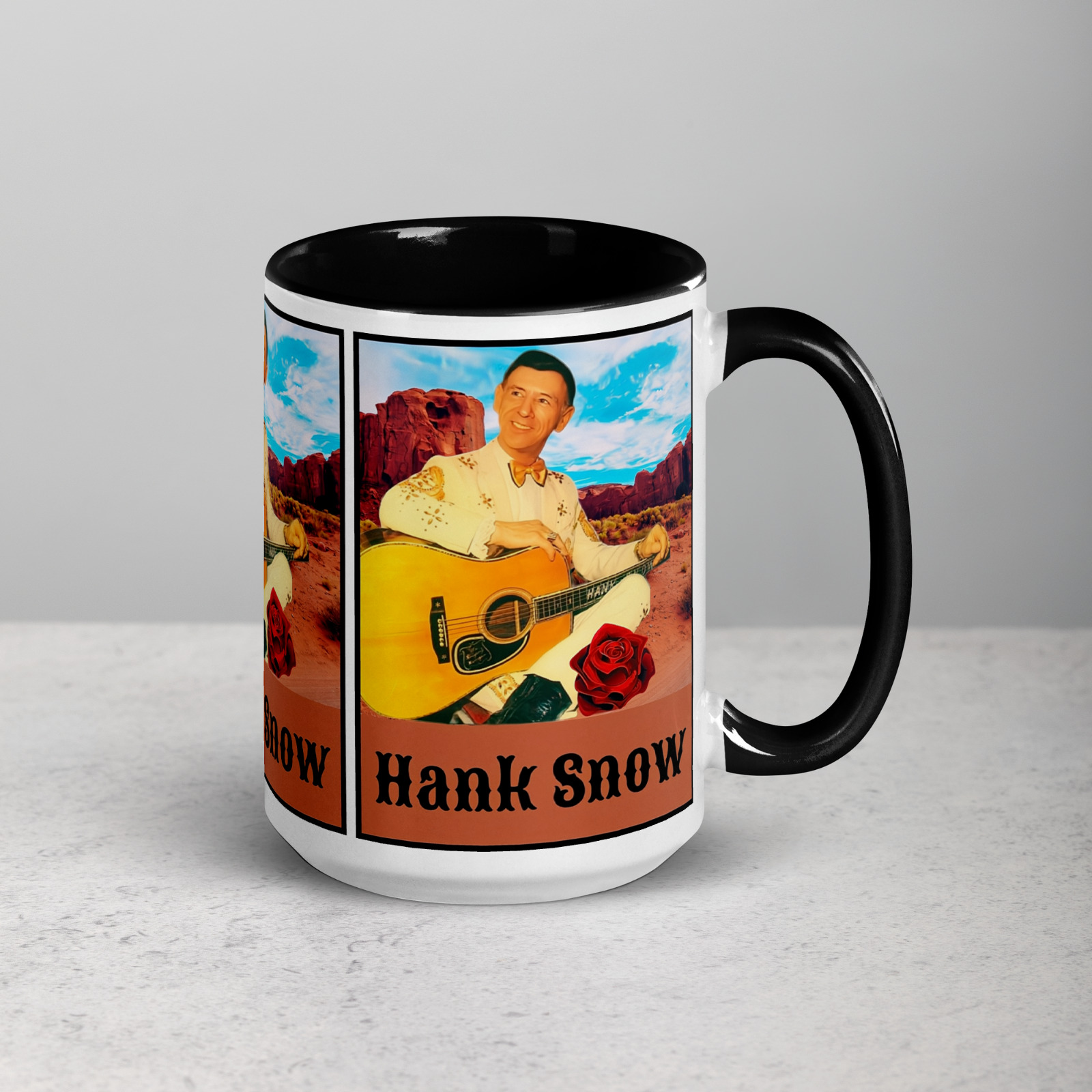 Hank Snow Legendary Country-Western singer & songwriter FAN ART Coffee Mug 15oz