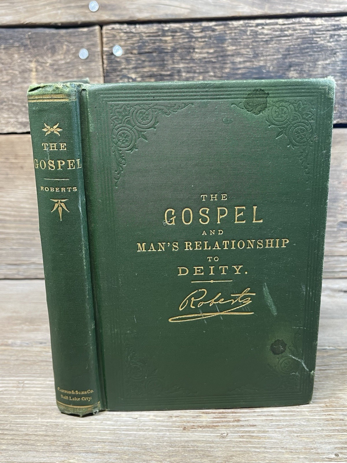 1893 The Gospel B.H. Roberts 2nd Edition LDS Mormon Antique Utah Book