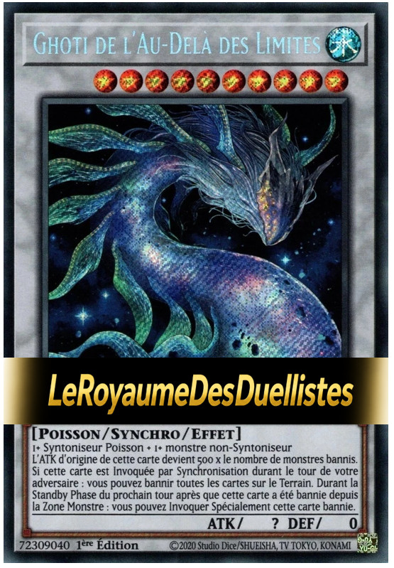 Yu-Gi-Oh Gothi deck FR • ready to play • new cards