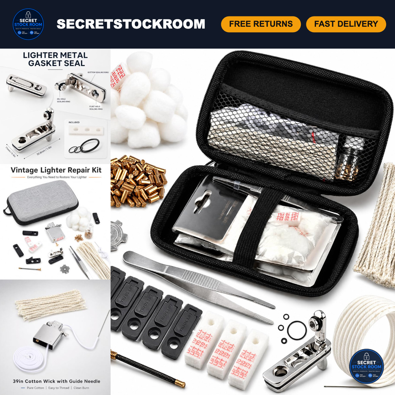 Vintage Lighter Repair & Maintenance Kit - Essential Tools for Collectors & Enth Vintage Lighter Repair & Maintenance Kit - Essential Tools for Collectors & Enth