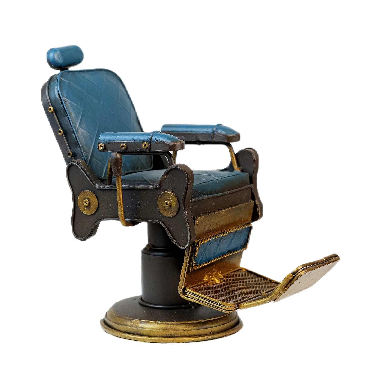VANLAXY Vintage Barber Chair Miniature Model VANLAXY Vintage Barber Chair Miniature Model