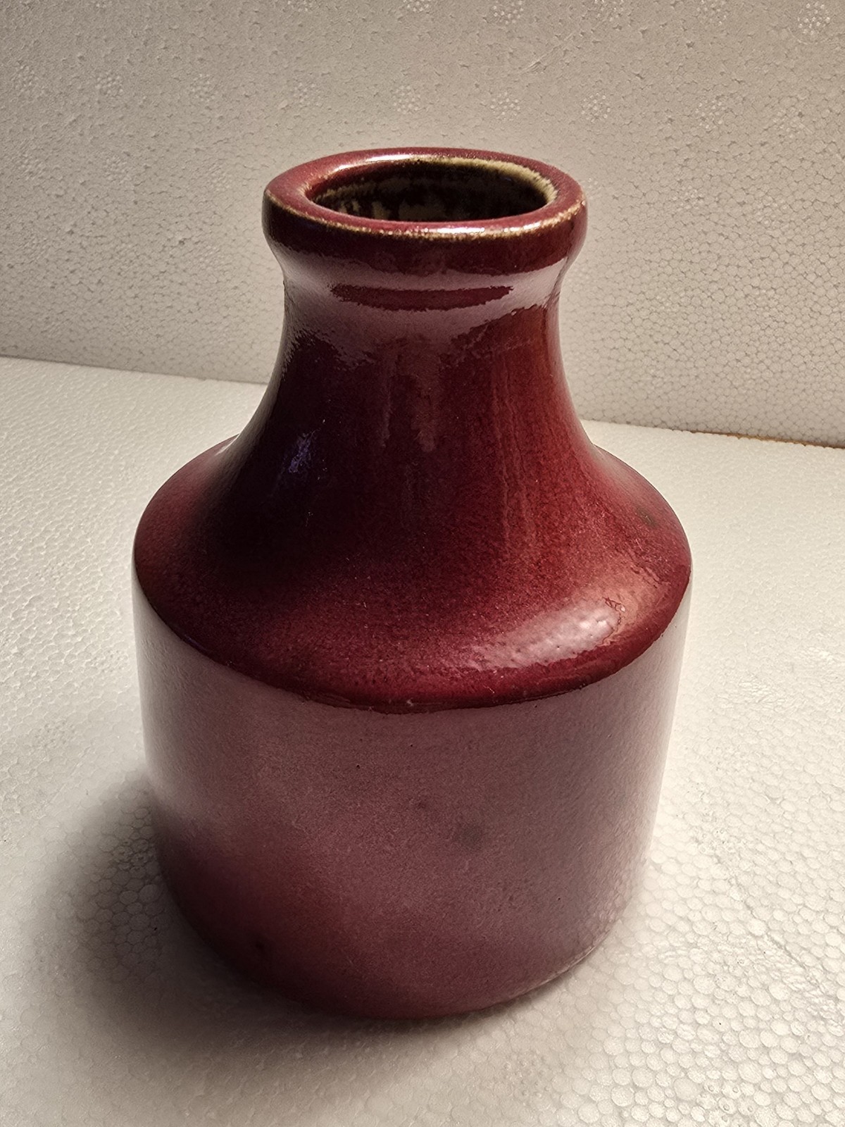 Vintage SCHEURICH KERAMIK Red Vase 550 10 West German Pottery 1970s