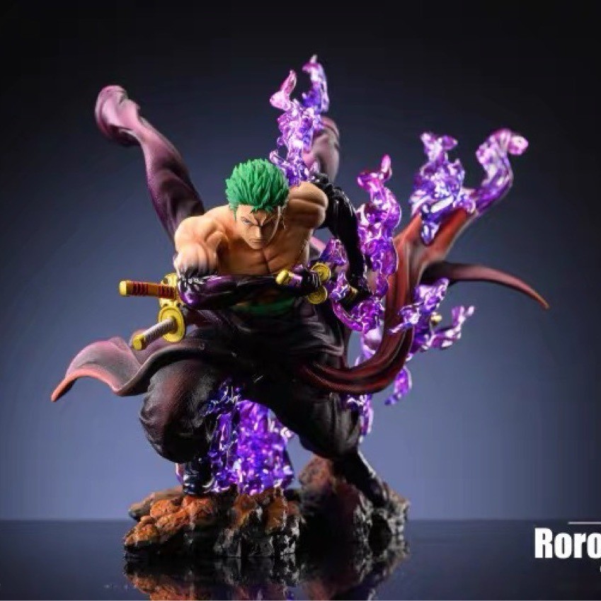 SUN Studio One Piece Roronoa Zoro Resin Model Painted In STOCK 38x20x21cm Anime