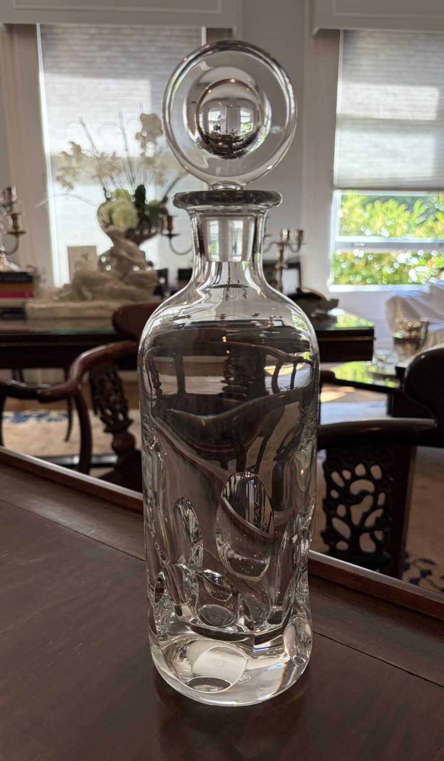 Vintage Gorgeous Bacarrat Orion Crystal Decanter - Stunning 