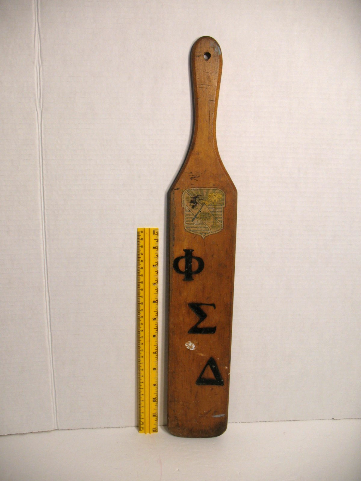 Vintage Phi Sigma Delta Fraternity Paddle Ohio State 22\ Vintage Phi Sigma Delta Fraternity Paddle Ohio State 22\