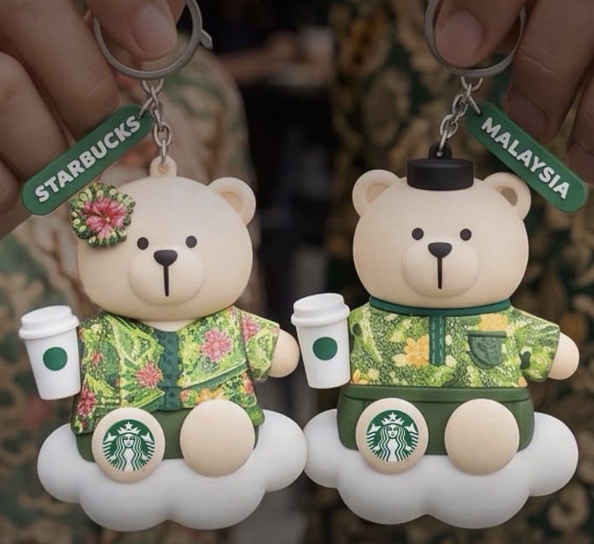 Starbucks Malaysia Exclusive Batik Bearista Keychain - Set Of 2 π» βοΈπ π²πΎ Starbucks Malaysia Exclusive Batik Bearista Keychain - Set Of 2 π» βοΈπ π²πΎ