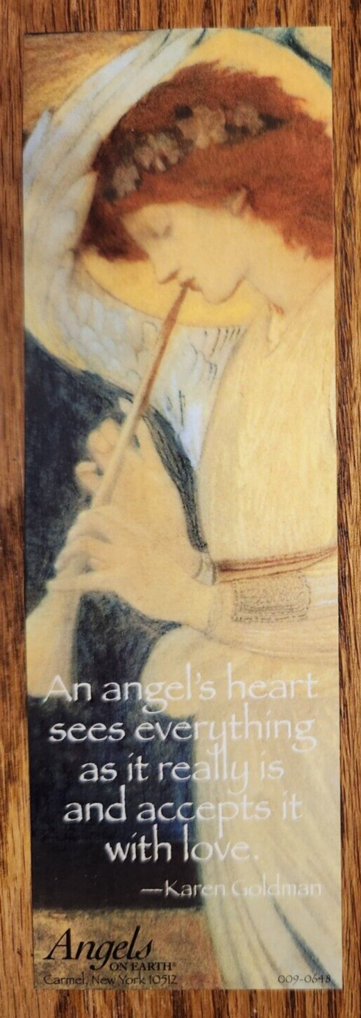 An Angel\'s Heart Sees Everything As It Really Is And Accepts Paper Bookmark
