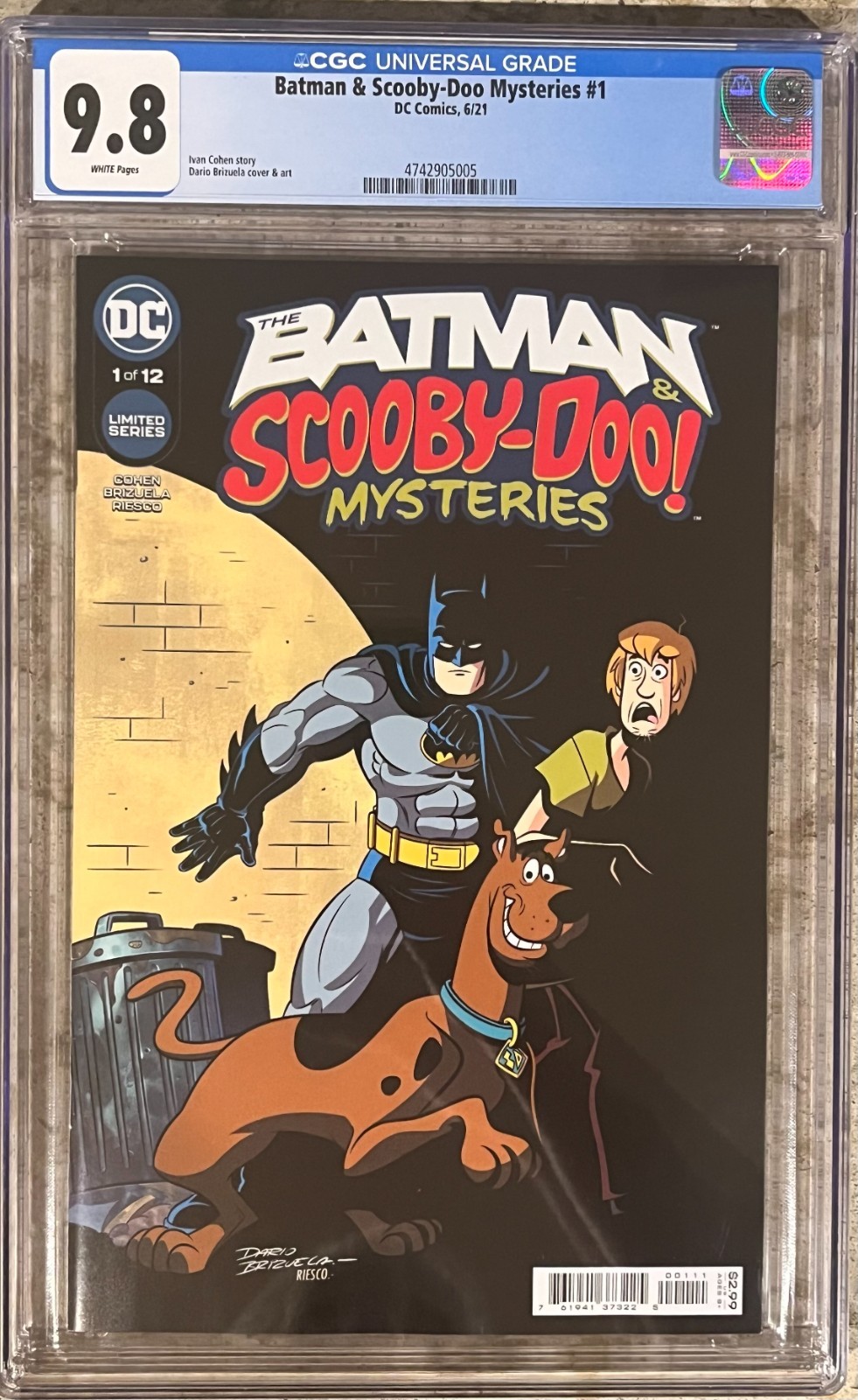 Batman and Scooby-Doo Mysteries #1 DC Comics 2021 CGC 9.8 Batman and Scooby-Doo Mysteries #1 DC Comics 2021 CGC 9.8