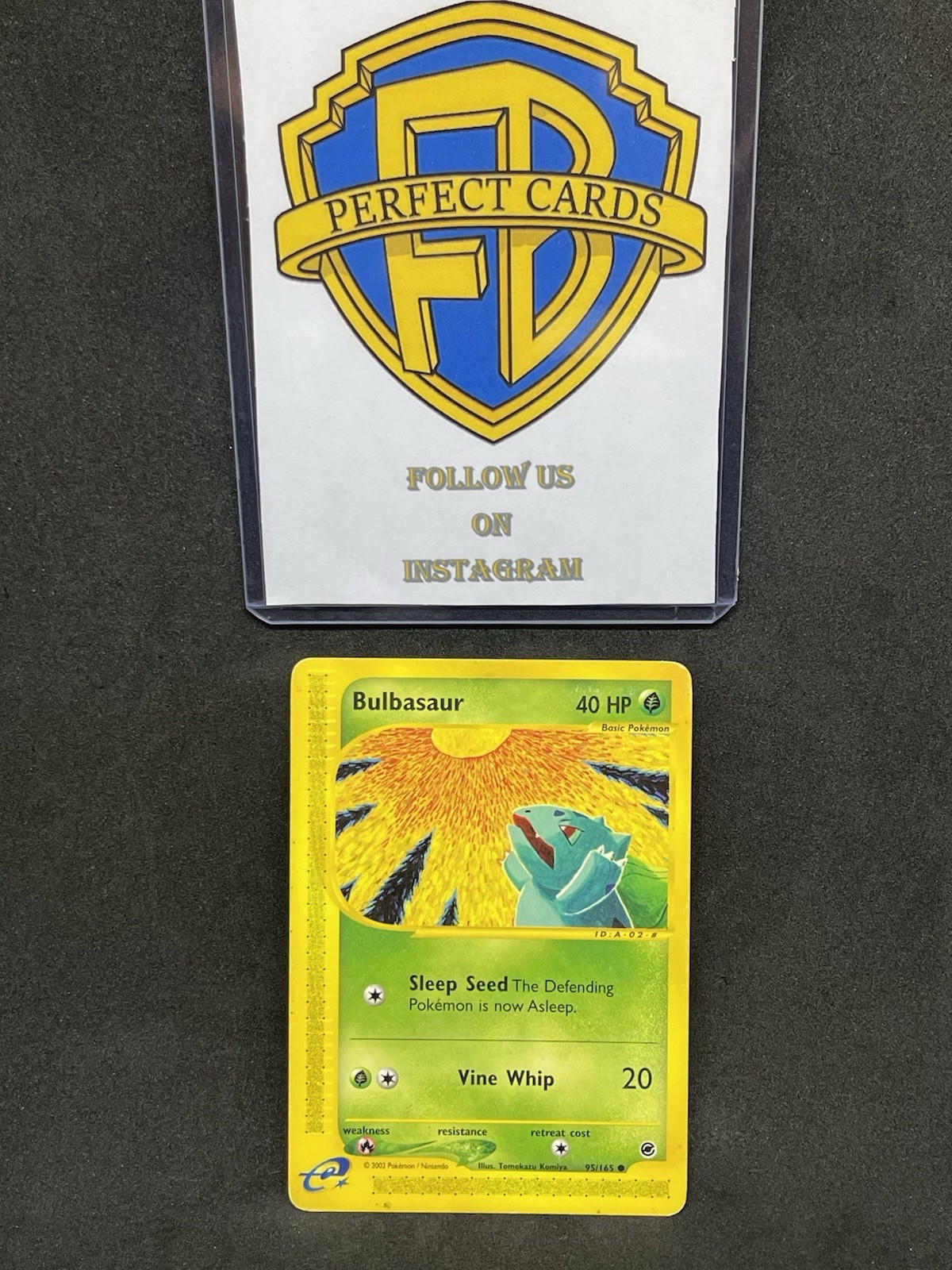 POKÉMON EXPEDITION BULBASAUR COMMON 95/165 LP ENG