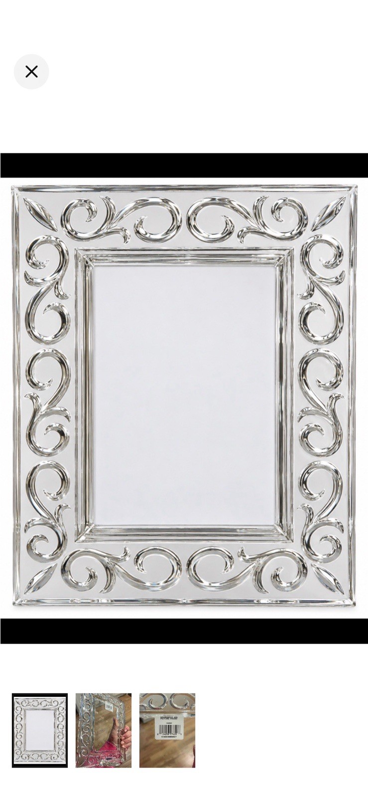 Waterford Marquis Crystal Photo Frame Rainfall Holds Picture Photo 5X7 Germany