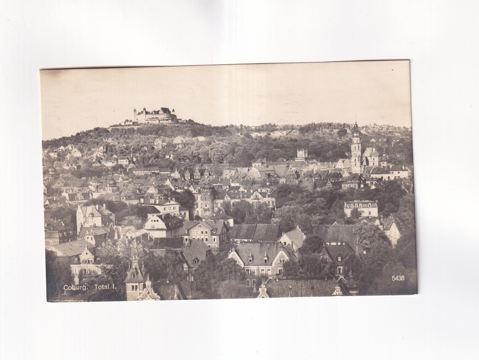 F2662) Postcard AK COBURG - TOTAL I. - great view postcard