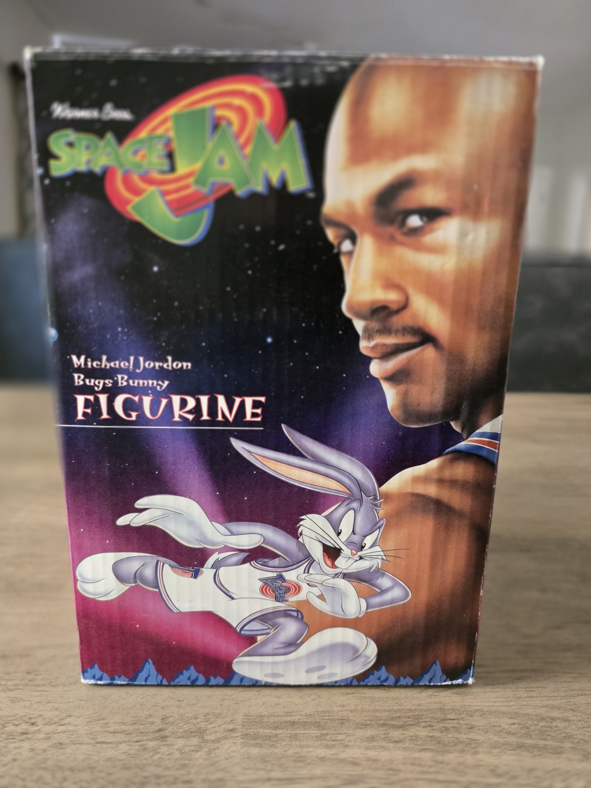 Vintage 1996 Space Jam Michael Jordan Bugs Bunny Statue Warner Bros Vintage 1996 Space Jam Michael Jordan Bugs Bunny Statue Warner Bros
