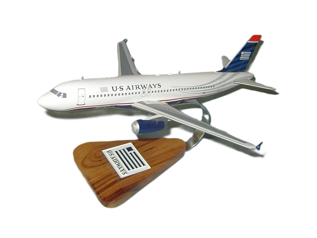 US Airways Airbus A320-200 Final Color Desk Display Jet Model 1/100 SC Airplane