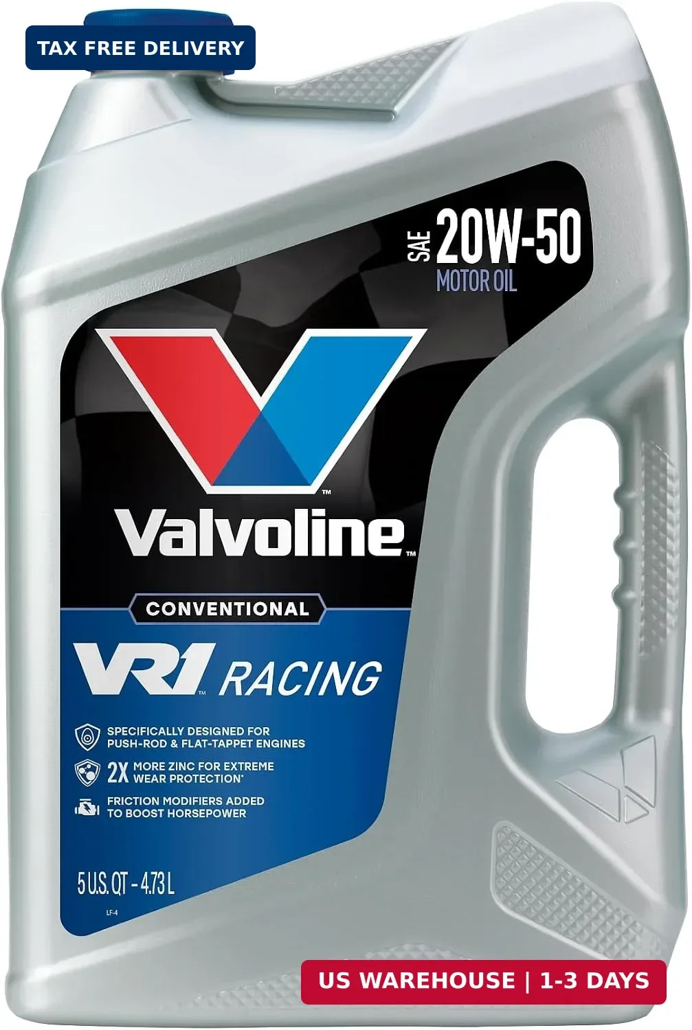 Valvoline VR1 Racing SAE 20W-50 Motor Oil 5 QT