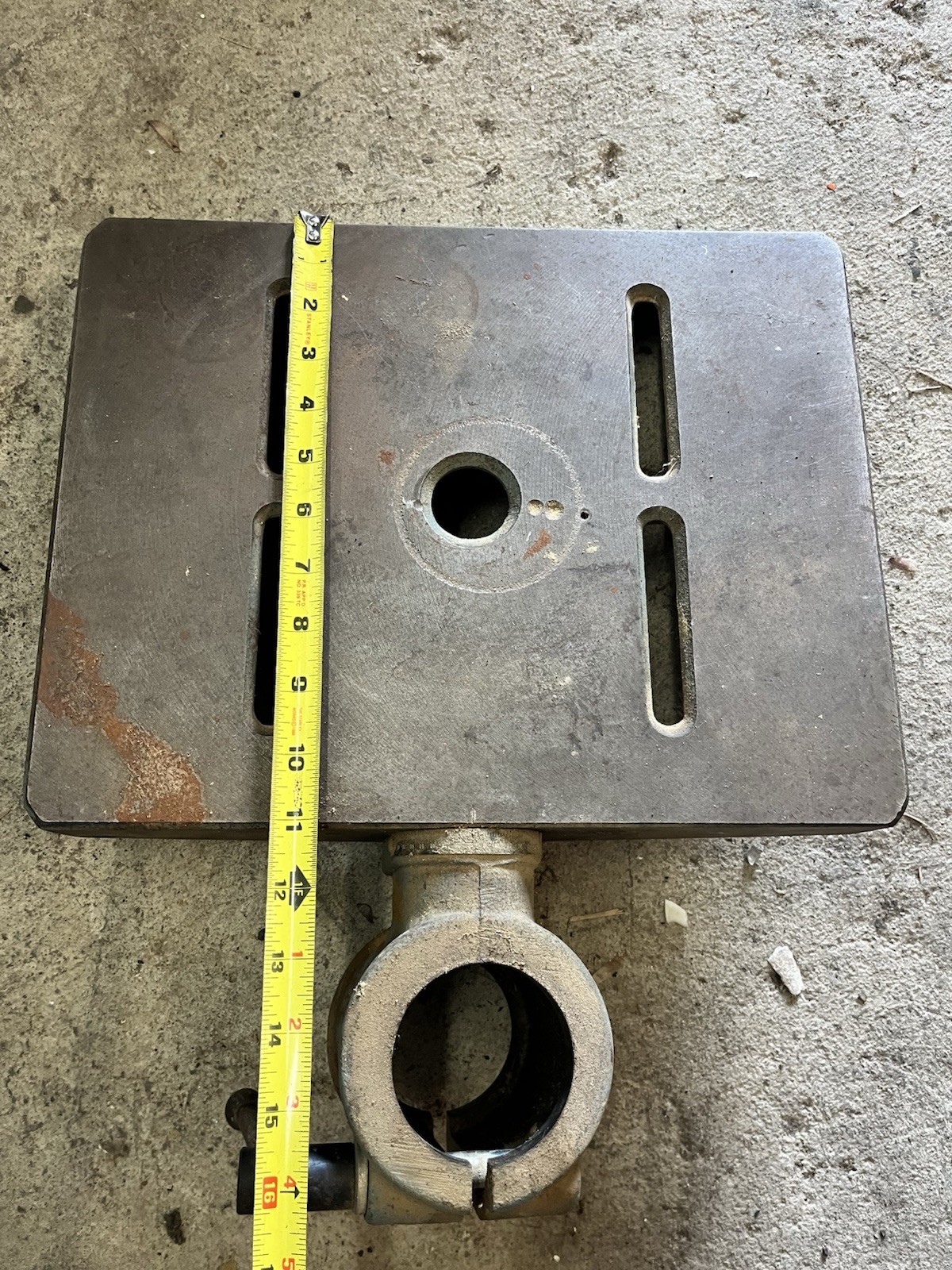 Delta Drill Press Table w/ Column Clamp Assembly For Delta 15-350 Drill Press
