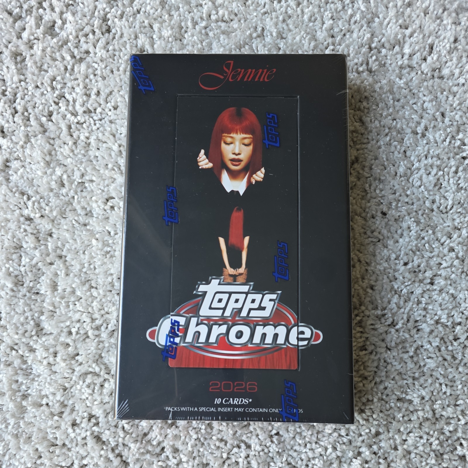 2026 Topps Chrome X Jennie Hobby Box Factory Sealed Unopened In Hand 2026 Topps Chrome X Jennie Hobby Box Factory Sealed Unopened In Hand