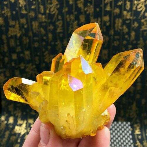 Natural Colorful Quartz Cluster Crystal Gem Stone Healing Mineral Specimen Reiki Natural Colorful Quartz Cluster Crystal Gem Stone Healing Mineral Specimen Reiki