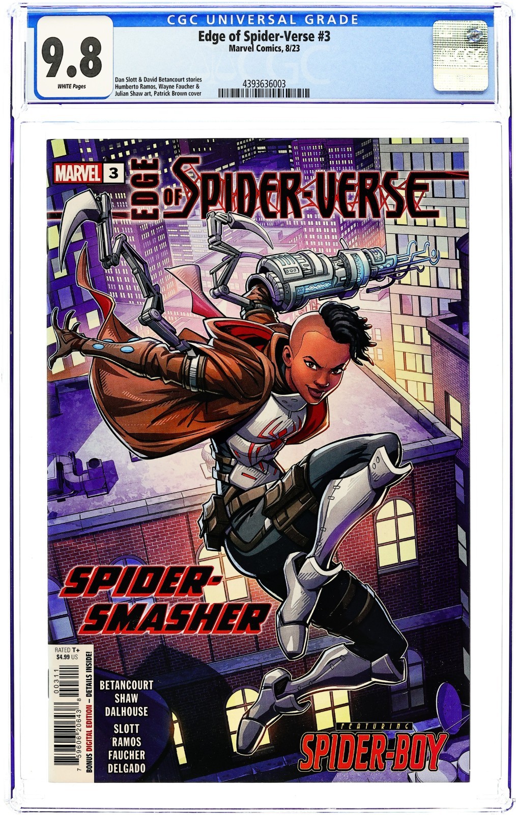 Edge of Spider-Verse #3A - 2023 - CGC 9.8 - Patrick Brown