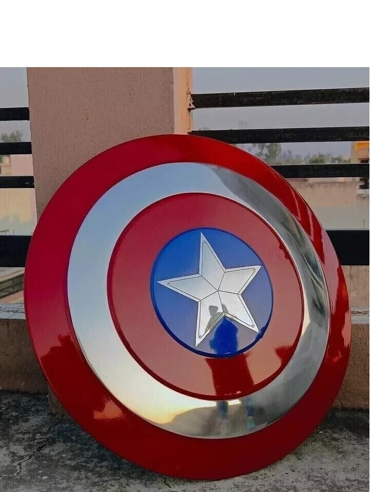 Avengers Metal Shield 75th Anniversary Captain America Shield Replica 1:1 Avengers Metal Shield 75th Anniversary Captain America Shield Replica 1:1