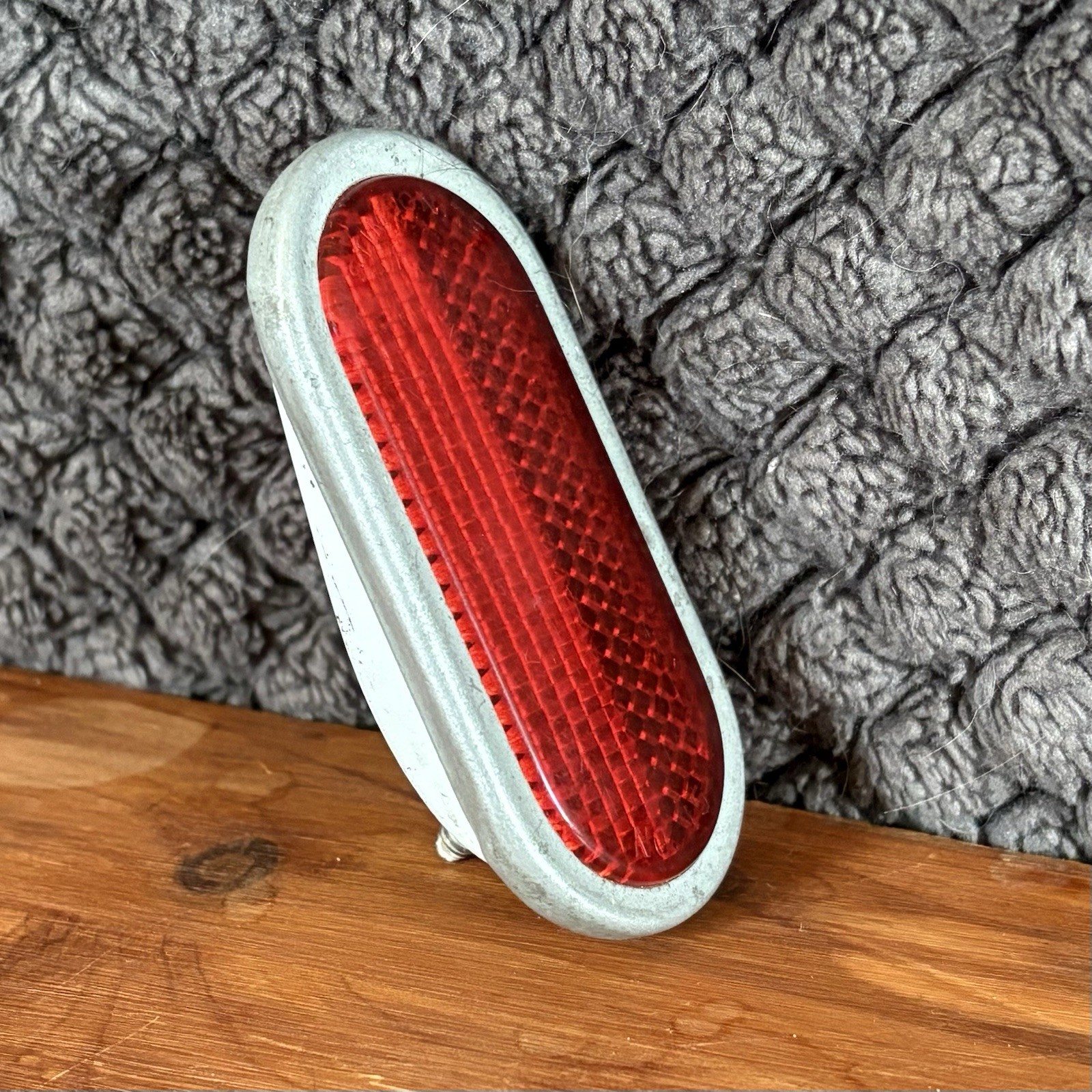 Antique Pre-War ELGIN DELTA Bicycle Reflector Stimsonite No. 15 NOS? Schwinn 2.5 Antique Pre-War ELGIN DELTA Bicycle Reflector Stimsonite No. 15 NOS? Schwinn 2.5