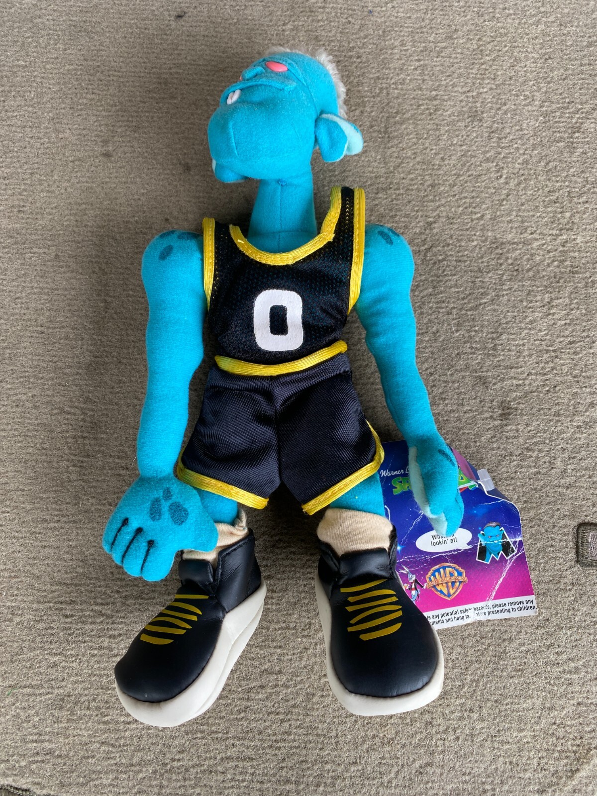 Vintage 1996 McDonald’s SPACE JAM Monstars BLANKO Plush Tune Squad 12” w/tag