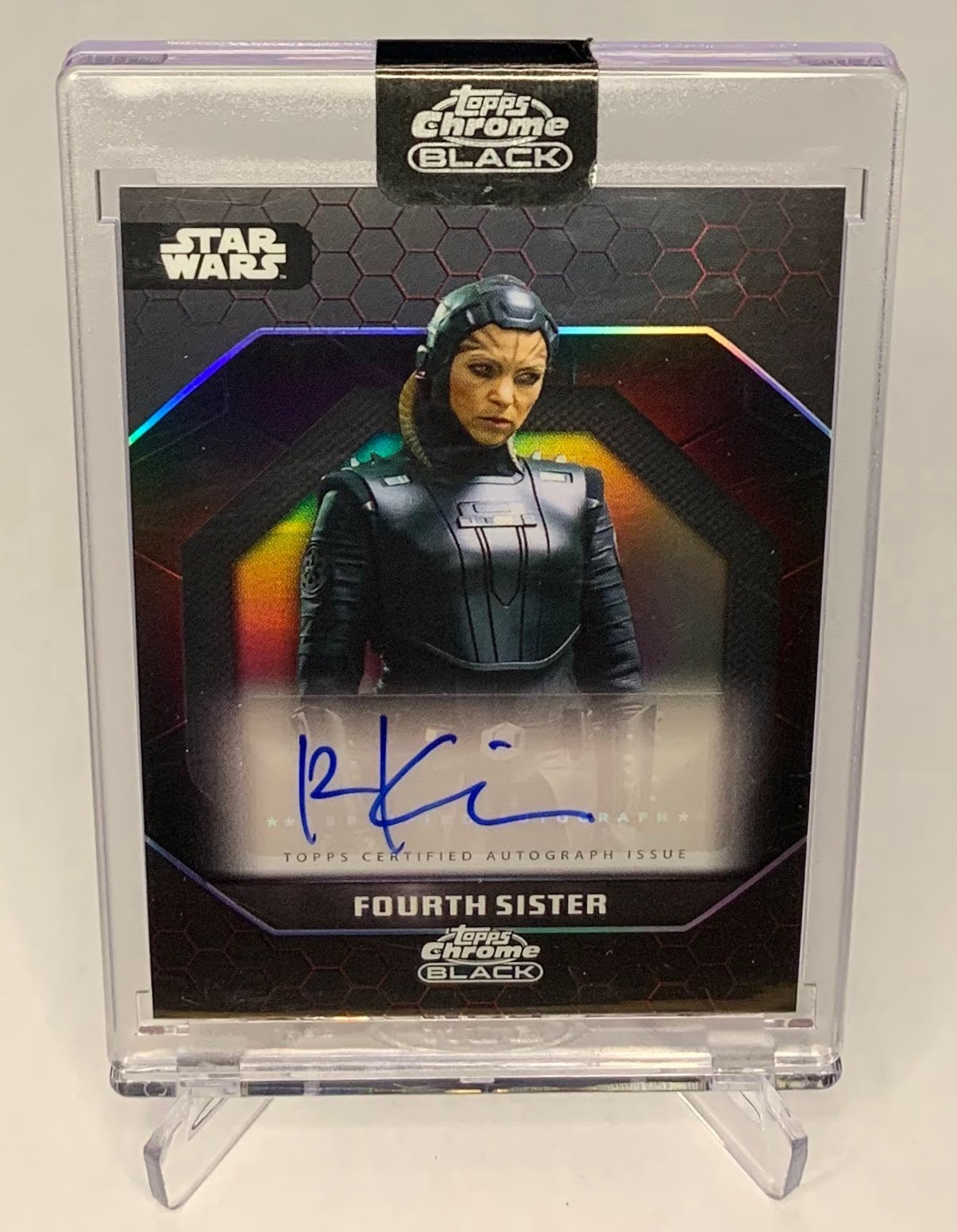 2024 Topps Chrome Black Star Wars Fourth Sister Rya Kihlstedt Auto #ADSRK