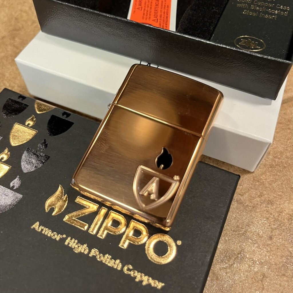 Zippo 46171, Zippo Limited Edition Solid Copper Case Armor Lighter, Black Insert Zippo 46171, Zippo Limited Edition Solid Copper Case Armor Lighter, Black Insert