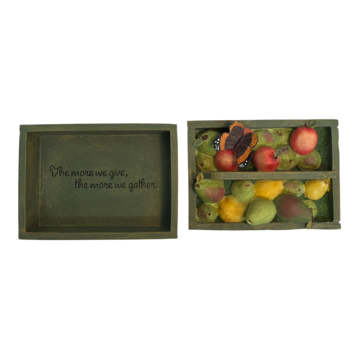 Hallmark Natures Sketchbook Marjolein Bastin harvest veggie crate trinket box