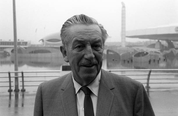 Portrait of American entrepreneur director Walt Disney New York Wo- Old Photo