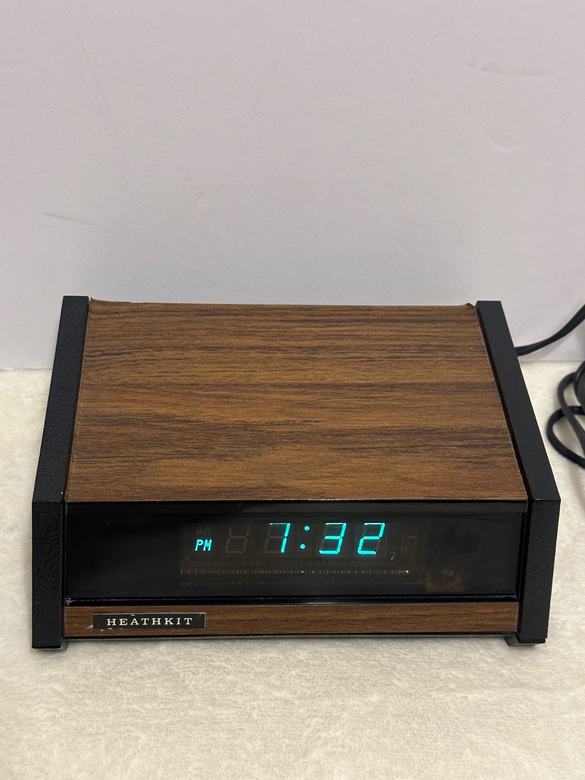 Vintage  Heathkit GC-1107 Digital Fluorescent Display Alarm Clock- Tested-Works