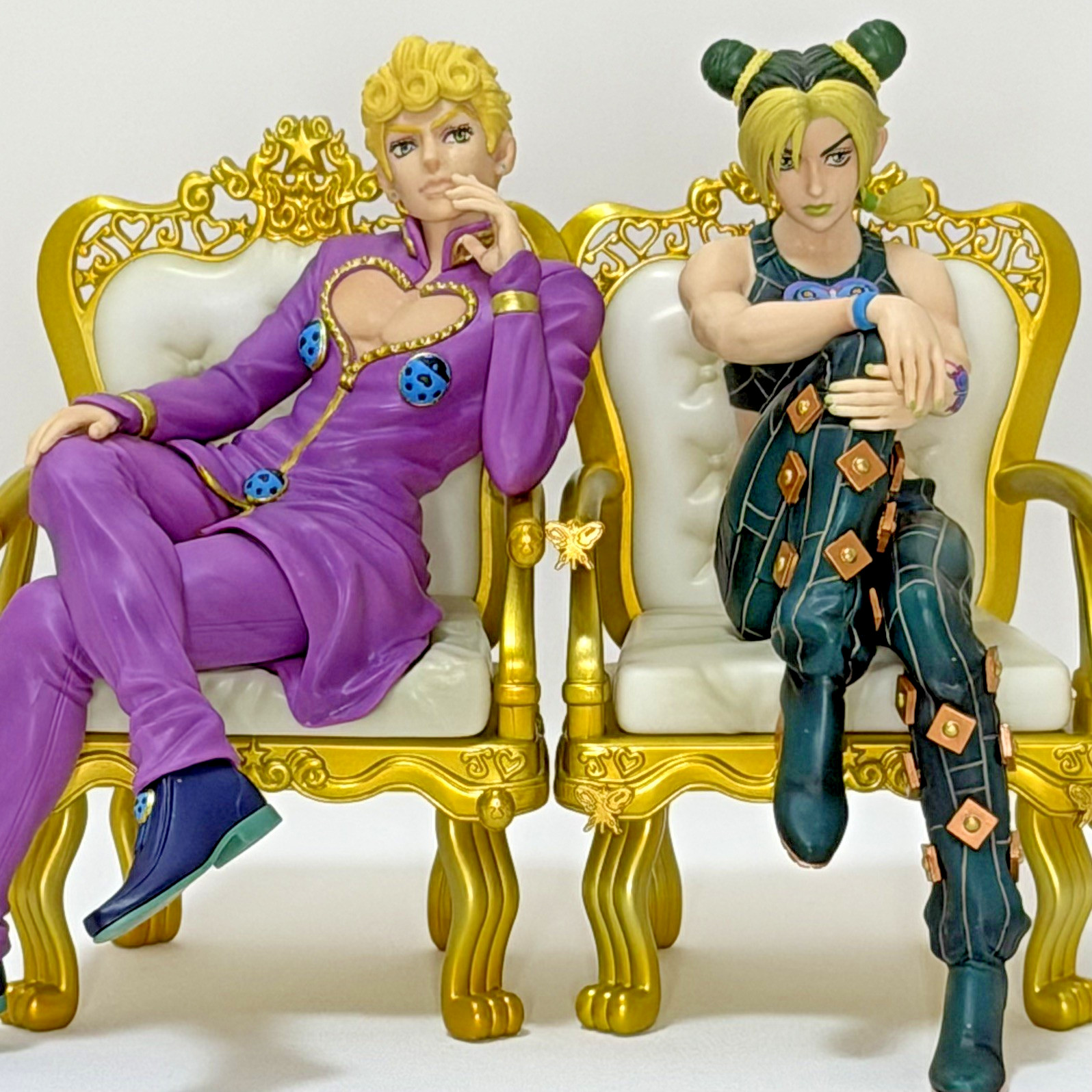 Bandai JoJo Ichiban Kuji Giorno Giovanna Jolyne Cujoh Figure Set THE JOJO WORLD