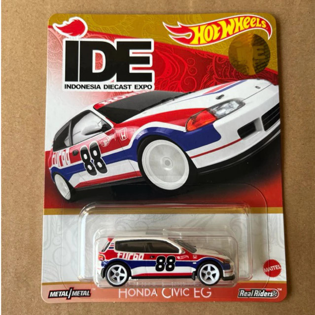 Hot Wheels 2024 Honda Civic EG Indonesia Diecast Expo IDE 496/01500 w/ Protector