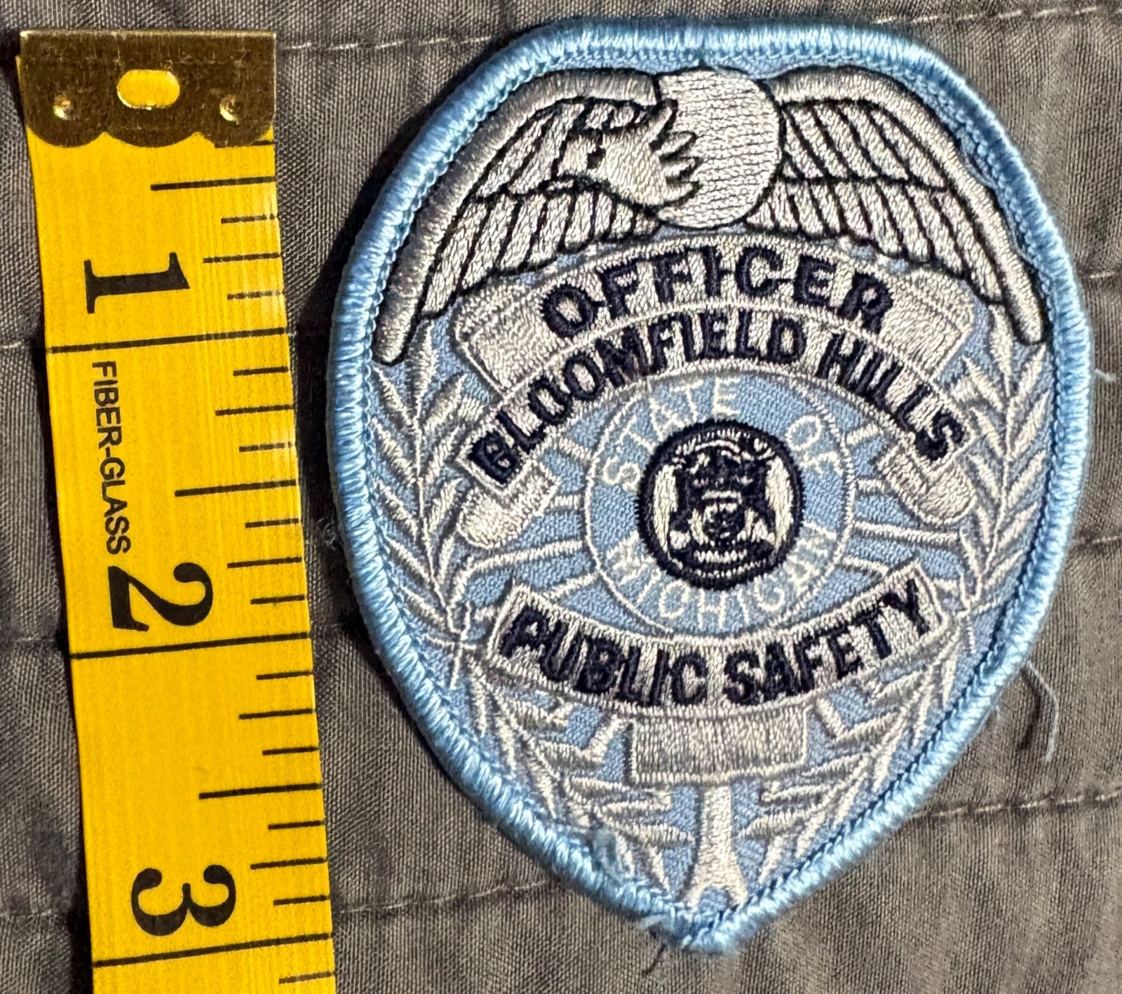 Vintage Bloomfield Hills Michigan MI Public Safety Police Patch