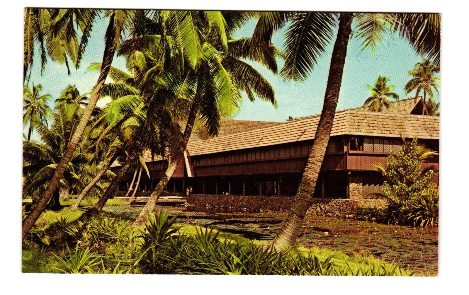 Coco Palms Lagoon WAIMEA, KAUAI Hawaii vintage postcard Unposted Coco Palms Lagoon WAIMEA, KAUAI Hawaii vintage postcard Unposted