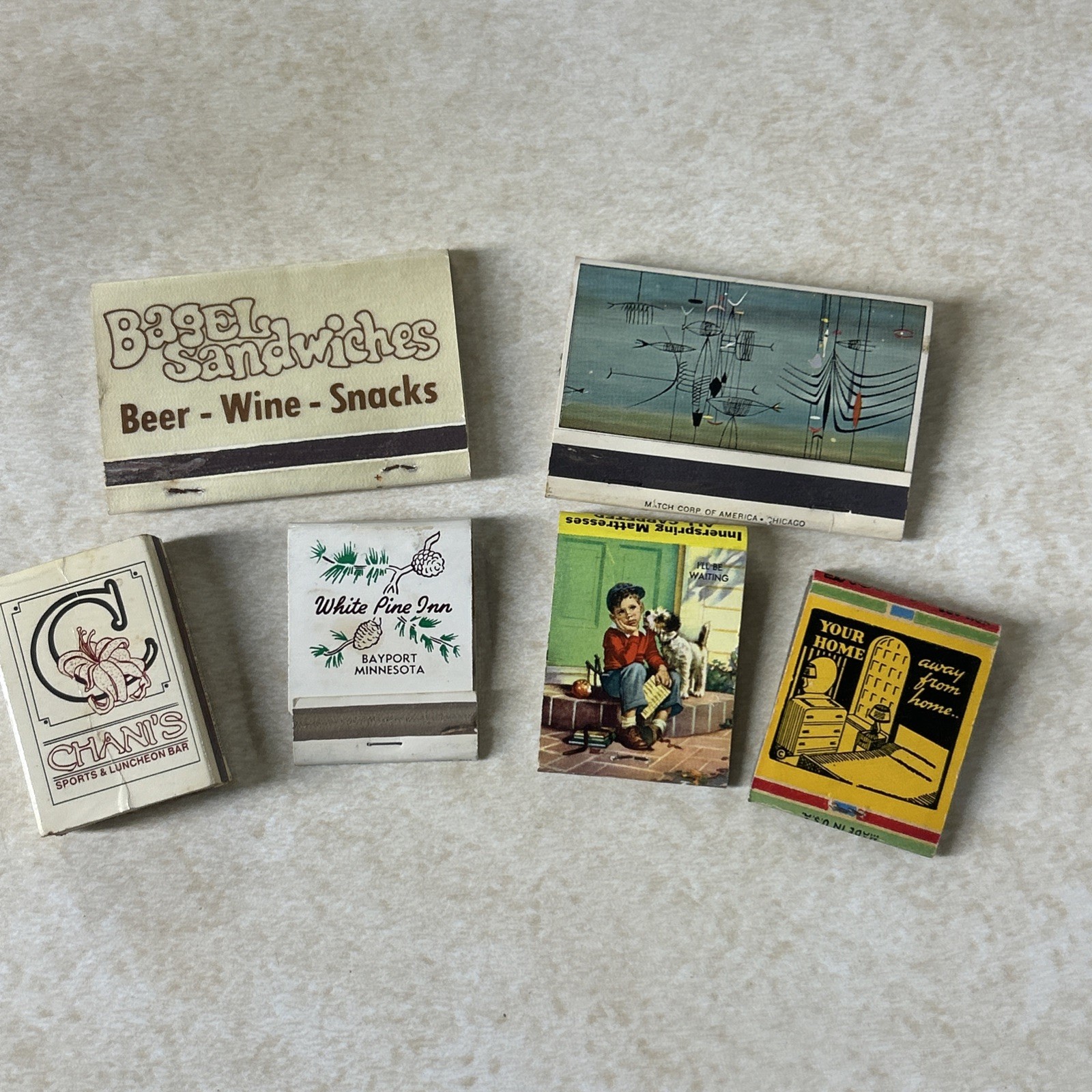 Vintage Matchbook Cover Hotel, Motel, Wisconsin Ohio Minnesota Lot Of 6 Books Vintage Matchbook Cover Hotel, Motel, Wisconsin Ohio Minnesota Lot Of 6 Books